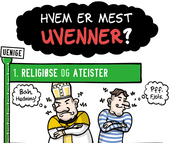 Hvem er mest uvenner?