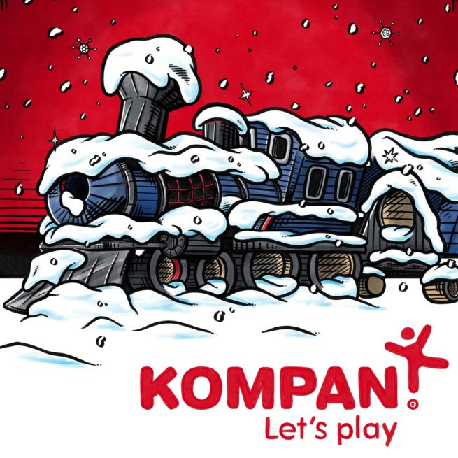 Bogillustration for Kompan