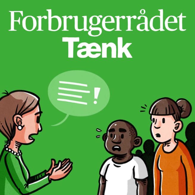 Infografik for forbrugerrådet TÆNK