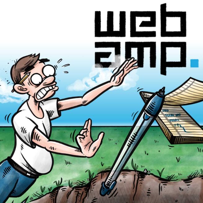 Blogillustrationer for Webamp.dk