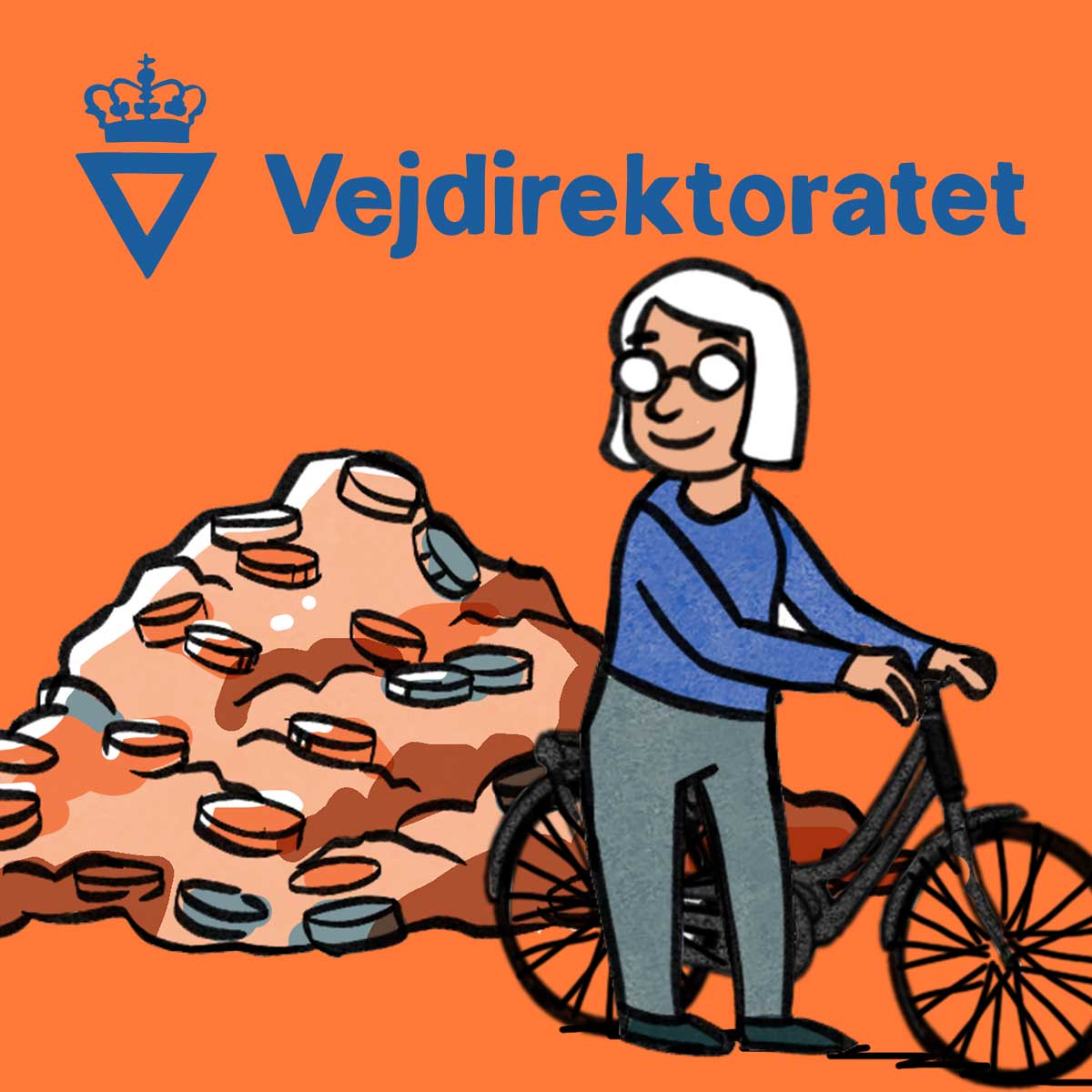 Infografik for Vejdirektoratet