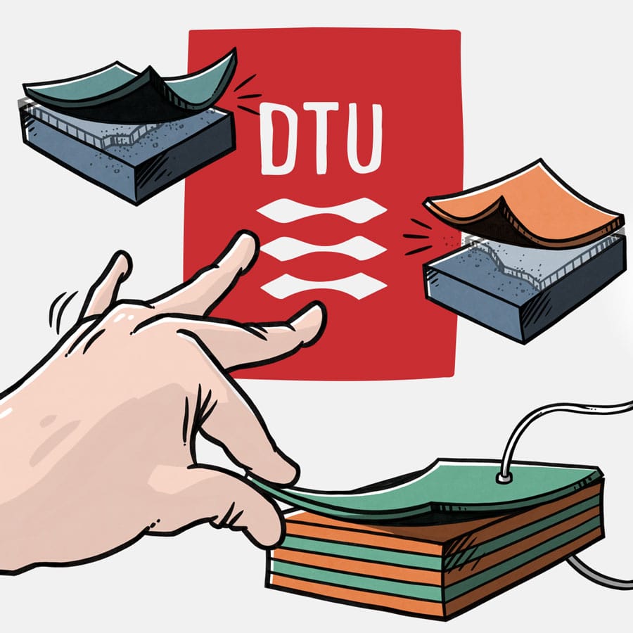 Science illustration for DTU